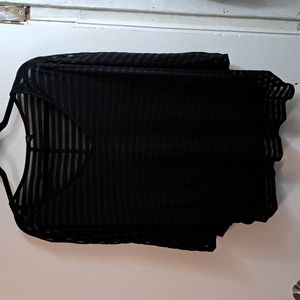 Lane Bryant Black blouse size 14/16